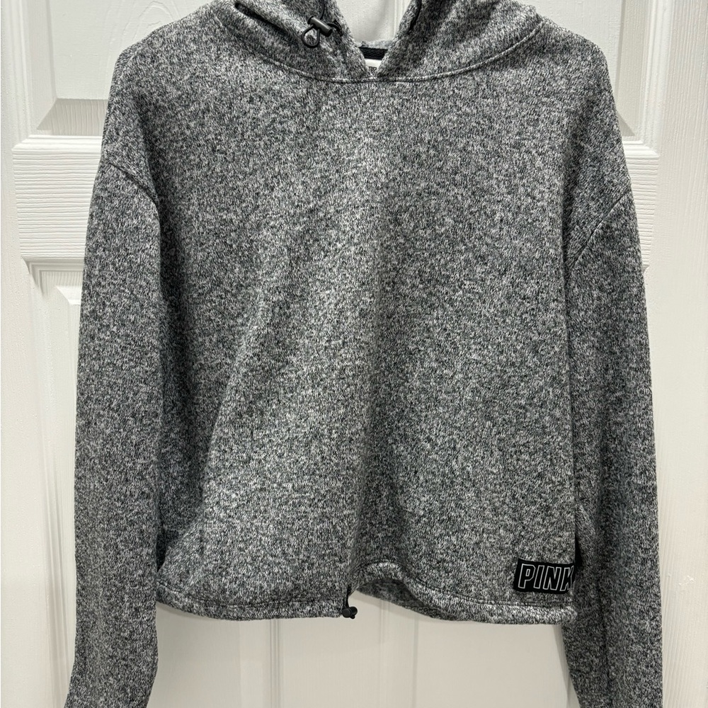 PINK cropped sweatshirt